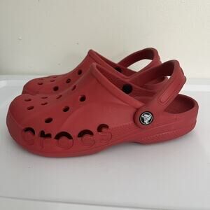 CROCS Red Classic Clogs